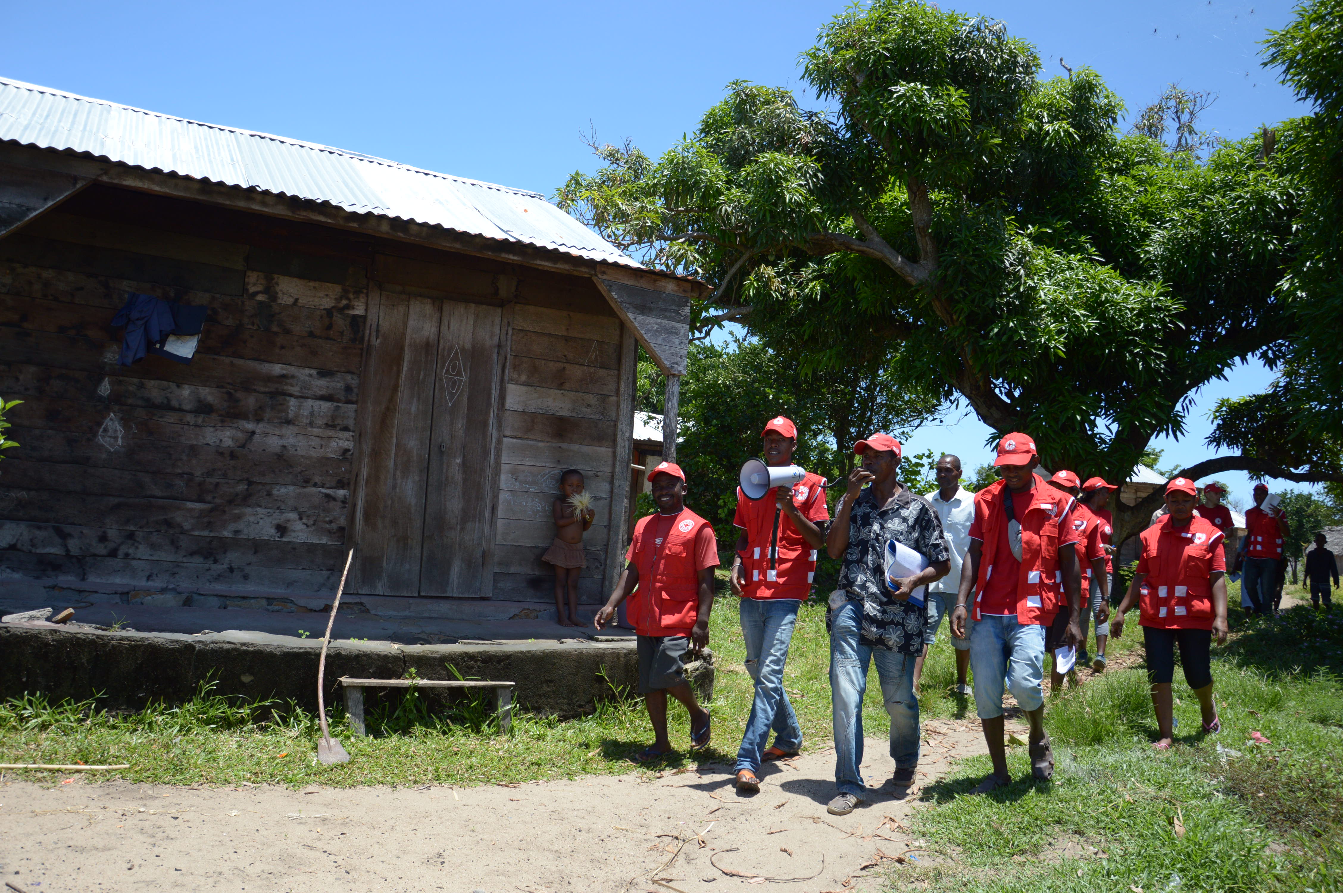 Volontaire Croix-Rouge Malagasy.